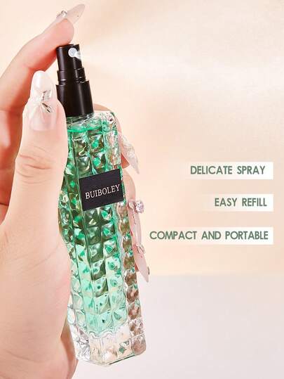 1/3瓶装可重复灌装香氛喷雾瓶，空气清新剂，适用于汽车、客厅、卧室、浴室和办公室 - 多用途除臭剂