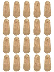 1/5/10 Pairs Of Women's Spring And Summer Thin Lace Anti Slip, Non Shedding, Sweat Absorbing, Seamless, Breathable, Invisible Diamond Ripple Boat Socks - Multicolor - View 19