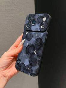 1pc Floral Full Coverage Anti-UV Phone Case Compatible With IPhone 7/8/7 Plus/8 Plus/X/XS/XR/XS Max/11/11 Pro/11 Pro Max/12/12 Pro/12 Pro Max/12 Mini/13/13 Pro/13 Pro Max/13 Mini/14/14 Pro/14 Pro Max/14 Plus/15/15 Pro/15 Pro Max/15 Plus/16/16 Pro/16 Pro Max/16 Plus/17/17 Pro/17 Pro Max/Air/Galaxy - Multicolor - View 3