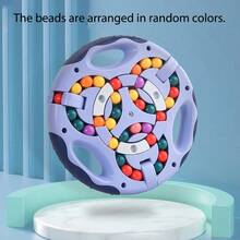 Double-Sided Rotating Maze Ball, Suitable For Children 3+ Years Old, An Educational And Fun Logic Game Toy That Helps Develop Focus, Patience And Hand-Eye Coordination. Made Of Durable Mixed-Color ABS Material With Smooth Rotation. This Interactive Parent-Child Puzzle Toy Is An Ideal Choice For Early Learning And Cognitive Training, Also A Perfect Gift For Birthday, Halloween, Christmas, Holidays, Classroom And Family Game Nights. - Multicolor - View 24