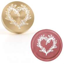 Copper Plant Pattern Wax Seal Stamp With Wooden Handle, Suitable For Wedding And Birthday Invitations, Gift Packaging - A - View 20