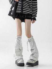 Trắng (phù hợp với bắp chân có chu vi lên đến 38cm)