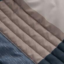 1件亲肤简约格子+花卉绗缝宽边夏季被，柔软细腻，吸湿透气，简约优雅，时尚空调被，轻盈透气夏季被 - 幽蘭 - 查看 7