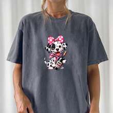 1pc/2pcs/3pcs Cute Polka Dot Puppy Pink Bow Bottle Heat Transfer Sticker - DTF Iron-On Patch, Suitable For T-Shirt, Hoodie, Jeans, Backpack, Pillow | Easy To Apply, No Sewing Required - L+S - View 6