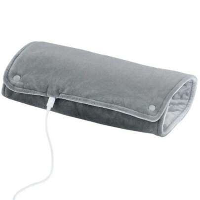 Calentador de manos termostático USB para invierno, oficina y uso doméstico, chal cálido para manos y piernas, manta calefactora de tela de terciopelo corta MNBE
