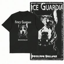 G59 Exclusive Pure Cotton Men's Vintage Dog GraphicT-Shirt |   Streetwear Big Size Cool O-Neck Men's Tee Tshirt T Shirt - 黑 - 查看 10