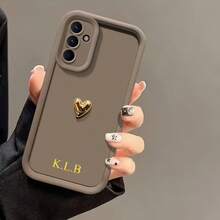 Funda de teléfono personalizada con fuente de texto personalizada, eterna y de moda. Una funda de teléfono personalizada eterna. Funda de teléfono personalizada DIY. Funda de teléfono con nombre personalizado. Regalo ideal para madre, padre, parejas, compañeros o amigos. Adecuado para el Día de San Valentín, el Día de la Madre, aniversarios y otras ocasiones. Compatible con modelos de teléfonos Apple, Transsion y otros, versión internacional, no la versión nacional - Albaricoque - Ver 5