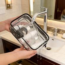 Featuring A Zipper Closure, This Spacious And Easy-To-Clean Storage Bag Is A Stylish, High-Quality Accessory For Women And Girls. Includes Premium Small Pouches, A PVC Makeup Bag, A Toiletry Bag, And Is Travel-With TSA Approval J3BN - 樣式 1 - 查看 9