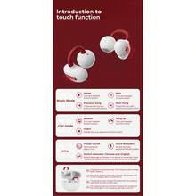 T60 Wireless Bluetooth Earbuds TWS Earphones, Bluetooth 6.0 Touch Control Long Battery Life With Microphone - View 7