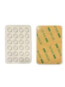 1pc Silicone Suction Phone Case Mount,Phone Suction Grip,Octobuddy,Sticky Phone Grip, Adhesive Phone Stand Sticky For Cell Phone - One Size - View 5