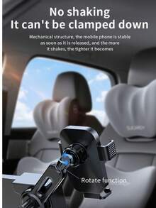 360° Adjustable 3-Point Stable Clamp Center Display Stand Holder, Suitable For Phones Up To 1.06 Inch Thick, Can Be Placed Vertically Or Horizontally - Car Screen Holder - View 5