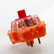 BGKYPRO TTC 金红轴 43g 线性 3 针热插拔轴体，适用于 MX 游戏机械键盘 - 查看 7