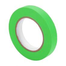 1 Pc 0.8 Inchesx 60.1 Yards Universal Painters Tape - Car Auto Paint Masking Tape No Residue - Crepe Paper Green - 0.8 Inches X 60.1 Yards + Green - View 1