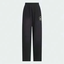 Adidas Originals Women's IH OVSZ PANT W Elastic Waist Pockets Casual Daily Sports Knit Pants KC5872 - Black - View 2