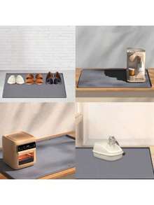 Sink Mat - Silicone Sink Mats, Waterproof Sink Liners For Shelves, Organizers, Protects Kitchen Sink And Bathroom Cabinet Sinks, Drip Trays. Available In 37"X22", 34"X22", 31"X22", 28"X22", 25"X22", 22"X19" Sink Mats - Multicolor - View 3