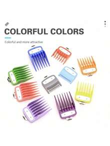 10Pcs Universal Hair Clipper Guards Barber Accessories Professional Trimmer Attachment Limit Combs Replacement Guards Set - Multicolor - View 11