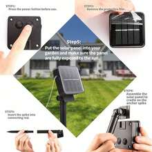Solar Lights Outdoor Waterproof, 100/50/2*20 LED 39/23/2*16.5ft 8 Modes Waterproof String Lights Outdoor Fairy Lights Globe Crystal Balls Decorative Lighting For Garden, Lawn, Patio, Gazebo, Yard, Outdoor,Home, Party, Wedding, Christmas Decoration(White/WarmWhite/Color/Blue) - 白光White - 查看 10