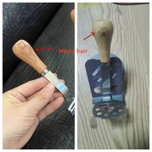 1个不锈钢土豆捣碎器，手动压泥器，厨房小工具 - 彩色 - 查看 10