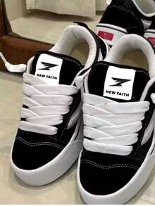 Lightweight And Comfortable Children's Sneakers For Boys And Girls. Enjoy! - BLACK/WHITE - View 2