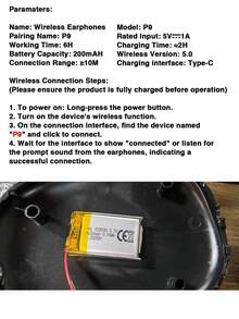 无线耳机、无线耳塞、耳机麦克风一体机，适用于智能手机、iOS、安卓系统、笔记本电脑、台式电脑，可用于游戏、音乐、旅行等场景。 - 查看 8