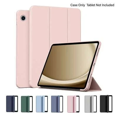 CJIAXIN Case For Samsung Galaxy Tab A9+/A11+, Premium Kickstand Protective Cover, 7 Color Options, 3-Fold PC Front, Multi-Angle Support - Shock-Resistant, Durable | Multi-Angle Viewing | Fashionable & Durable Design, Suitable For Work And Entertainment