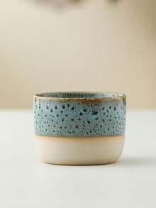 1pc 110ML Saudi Concentrated Coffee Cup, Creative Ceramic Tea Cup, Kiln-Fired Glaze Cup, Gift For Father's Day, Mother's Day, Friends, Colleagues - Multicolor - View 11