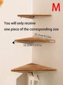 1pc/3pcs Corner Wall Shelf Plant Display Rack Floating Storage Shelf Boho Wall Mounted Organizer For Living Room Bedroom Kitchen Office Balcony Home Decor Small Space Plant Stand Bookshelf Picture Frame Holder Room Accent Decor Entryway Shelf Art - Multicolor - View 12