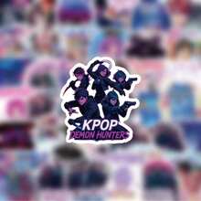 Bộ 50 miếng dán K-Pop, hình dán hoạt hình nhóm Witch Hunter K-Pop dùng cho sổ tay, văn phòng phẩm, điện thoại di động, cốc nước, miếng dán chống thấm nước, miếng dán PVC trong suốt chống thấm nước NWJNS SK. - Nhiều màu - Xem 8