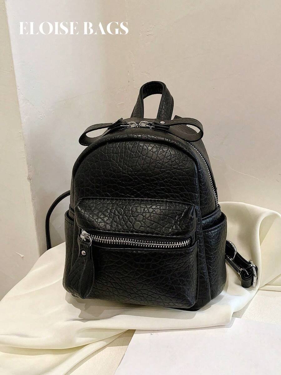 2025 Fashionable Mini Backpack, Versatile & Personalized For Travel, Students, School Supplies, School Backpack, School Bag, Backpack For School, Back To School Backpack, School Bookbag, Back To School Bags, Large Capacity, Waterproof, Lightweight, Portable, Suitable For Teen Girls Women College Students, Perfect For Back To School, First Day Of School, Middle School, High School