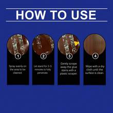 多用途贴纸去除剂，家用粘合剂残留物清洁剂，适用于金属、玻璃、塑料表面 - 液體 - 查看 7