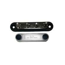 12V 24V 150A Power Distribution Bus Bar Terminal Block 4 X M5 Studs With Cover - B - View 6