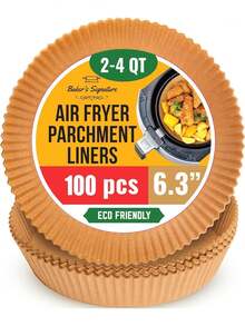 Air Fryer Paper Liners, 200Pcs Air Fryer Disposable Liners, Non-Stick And Oil Proof For Easy Cleanup, 8" Square For 5-8 Qt Easter Kitchen Deccor Kitchen Essentials Home Appliances - Yellow - View 16