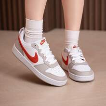 Nike 2026 New Style Children's And Girls' Shoes, COURT BOROUGH LOW ESS+ Sneakers, Sports And Casual Shoes, Women's Shoes, IQ2725-100 - White - View 4