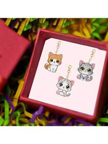 Diamond Painting DIY Cartoon Animal Keychain, Bag Charm - JQ157 - View 7