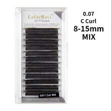 1pc LafiteRavi 6D Pre-Made Eyelash Cluster, W-Shape 0.07mm Faux Mink Natural Soft Blooming Lashes, Self-Curling Thick Eyelash Cluster, Eyelash Cluster, Individual Lashes, False Eyelashes - Black - View 9