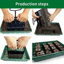 Gardening Soil Block Maker, Gardening Seedling Soil Block Maker, Block Gardening Soil Block Machine, Gardening Soil Block Machine - Black - View 10