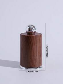 1 pieza Caja de almacenamiento de palillos de madera, Botella de palillos, Contenedor de palillos, Organizador de hisopos de algodón - Ver 12