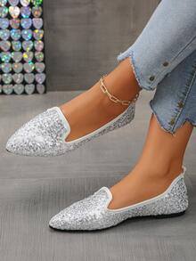 Silver Sequins