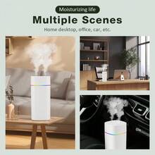 Hailicare 600ml USB Quiet Essential Oil Diffuser, Dual Mist Nozzle Humidifier With Color Light For Home, Office, Car - Mist - View 7