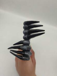 1pc Devil's Hand Bookmark, Halloween Claw Bookmark, Horror Claw Bookmark, Resin Craft, Book Decor, Suitable For Halloween, April Fools' Day, Horror Party, Back To School Season - Claw Bookmark - View 5