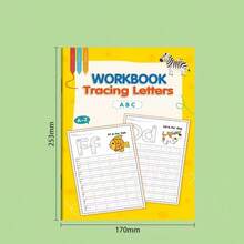 1 pieza Cuaderno de práctica de letras A-Z, que incluye práctica de escritura, cuaderno de caligrafía reutilizable y libro de práctica mágica, adecuado para estudiantes, artículos de papelería, suministros de aprendizaje, regalo ideal para volver a la escuela, Navidad, recompensas de aprendizaje, vacaciones o cumpleaños - Multicolor - Ver 14