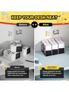 1pc ETB Protector Case 5mm Acrylic Display Case , Clear Ultra Acrylic Compatible With Elite Trainer Box, Dustproof Display Box Durable & Impact-Resistant Magnetic Lid Closure Crystal Clear Showcase - Clear - View 8