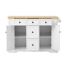 Cabinets - White + MDF - View 7