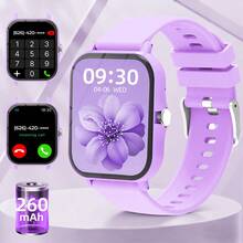 Đồng hồ thông minh màn hình cảm ứng thời trang, được thiết kế dành cho nam nữ trẻ tuổi cũng như các cặp đôi. Hỗ trợ gọi điện không dây, đếm bước chân, điều khiển nhạc và các chức năng theo dõi sức khỏe, tương thích với điện thoại Android/IOS, được trang bị pin 180mAh. Một lựa chọn quà tặng lý tưởng cho năm mới, Ngày Valentine, Lễ Phục Sinh và Giáng sinh. - Nhiều màu - Xem 19