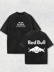 Multi-Station Printing 230g Double-Sided Washing,  Printed T-Shirts, High-Quality Batik Cotton Vintage Fashion Brand T-Shirts, Men's T-Shirts, Suitable For Outdoor Activities, Men's Wear, Gifts For Friends. - màu đen - Xem 1