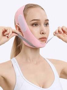 1pc Face Mask With Bandage, Bandage Tool To Modify Face, Breathable Face Shaper Tape - Multicolor - View 4