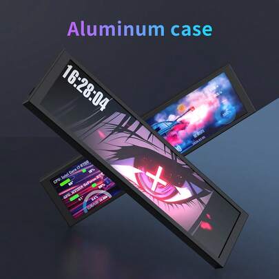  AJAZZ AKP02 DIY电脑副屏 9.2英寸 USB接口 不占用显卡资源 可视化主题编辑 动态背景 电脑办公助手 桌面神器 支持多系统 适用于办公