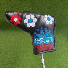 Multiple Designs Golf Club Head Covers, Blade Putter Cover, PU Leather Hook And Loop Closure, Embroidered Logo - Multicolor - View 6