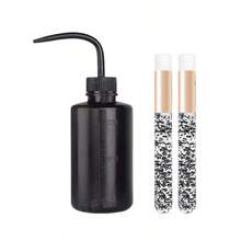 3pcs Eyelash Extension Kit: 250ml Plastic Eyelash Cleanser, Tattoo Wash Bottle, Facial Cleansing Brush For Eyelash Extension - Multicolor - View 1