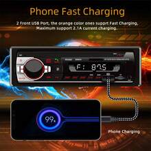 Auto Estereo Mp3 24v Con Usb Tf Port Bluetooth Radio Reproductor - A - Ver 6